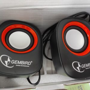 Gembird Stereo zvucnici black/black, 2 x 3W RMS USB pwr, 3.5mm, kutija sa prozorom, SPK-111 **