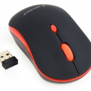 Bežični miš 2,4GHz optički USB 800-1600Dpi black/red 103mm