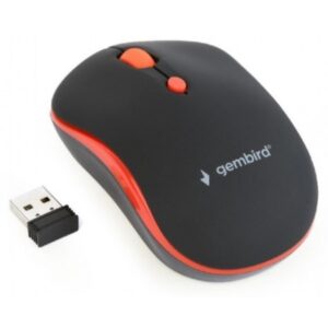 Bežični miš 2,4GHz optički USB 800-1600Dpi black/red 103mm