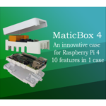 MaticBox 4 Kućište Za Raspberry Pi 4, belo