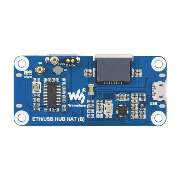 Ethernet / Usb Hub Hat B Con Caja Abs Para Raspberry Pi Zero | Cuotas Sin Interés