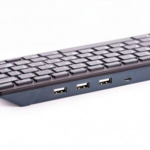 Raspberry Pi tastatura, oficijelna sa usb HUB-om, (ES layout), crno-siva