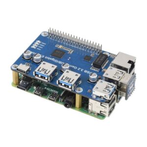 Raspberry Pi Ethernet HUB HAT, USB 3.2, Gigabit ETH