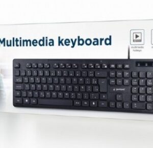 KB-MCH-04 Multimedijalna tastatura, chocolate, USB, US layout, Slim