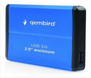 USB 3.0 Eksterno kućište za 2.5” SATA hard diskove, plavo