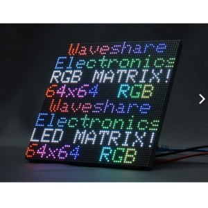 RGB full color LED Matrix Panel, 3mm Pitch, 64×64 piksela, podesiva osvetljenost, 192×192 mm