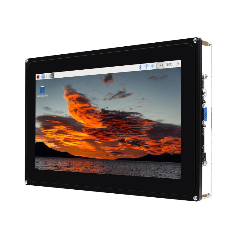 Kapacitivni ekran 10.1 inča (F) sa kućištem, 1024×600, LCD, HDMI, osetljiv na dodir
