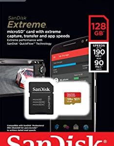 SanDisk SDXC 128GB Extreme micro Pro Deluxe 190MB/s Class 10