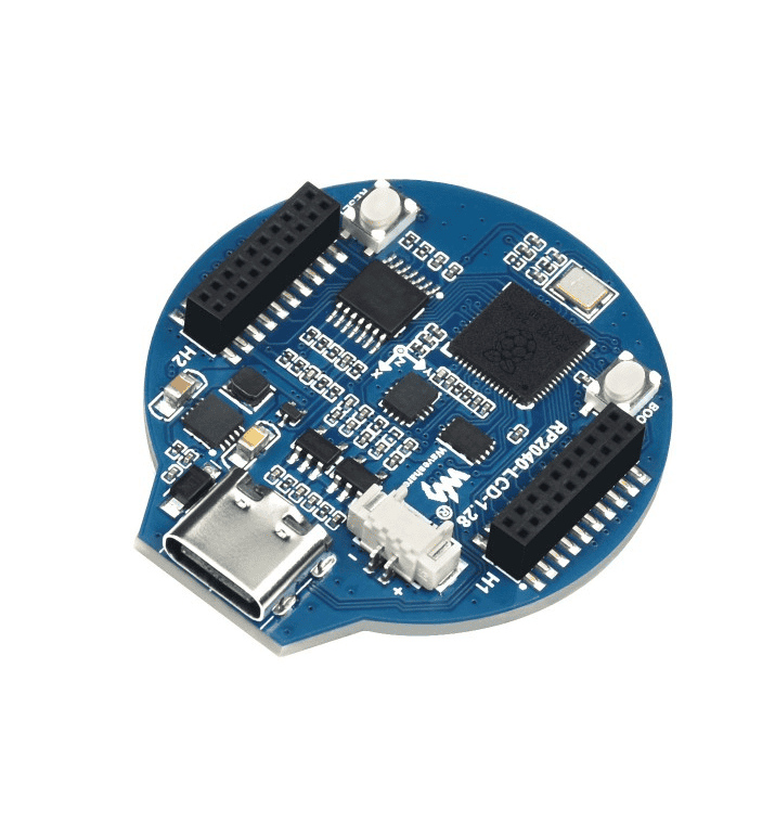 RP2040 MCU ploča, sa okruglim LCD 1.28 inča, akcelerometrom i senzorom žiroskopa