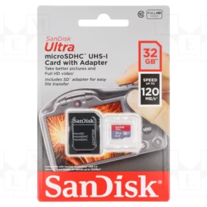 SanDisk Ultra 32GB Micro SD 120MB/s sa adapterom, SDHC Class 10 UHS-I