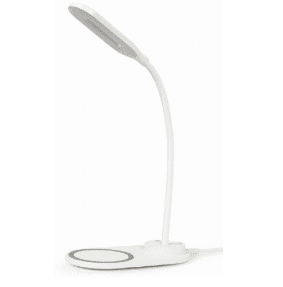 LED Stona lampa + QI bezicni punjac max 10W, TA-WPC10-LED-01-MX White