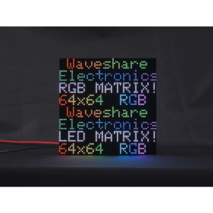 RGB full-color LED matrix panel, 2mm Pitch, 64×64 piksela, podesiva osvetljenost, 128×128 mm