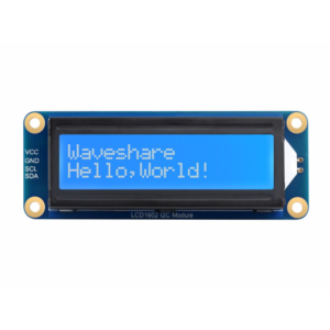 LCD1602 I2C Modul, bela slova, plava pozadina, 16×2 LCD, 3.3V/5V